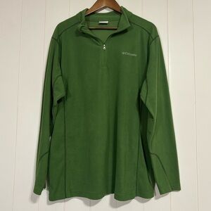 Columbia Green Quarter-Zip Pullover size XL